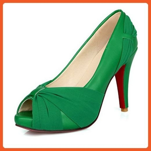 green red bottom heels